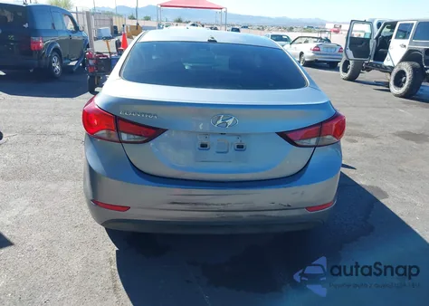 2016 Hyundai Elantra Se z USA, uszkodzony, nr VIN 5NPDH4AE0GH658216